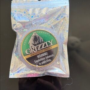 Tobacco can lid car freshener